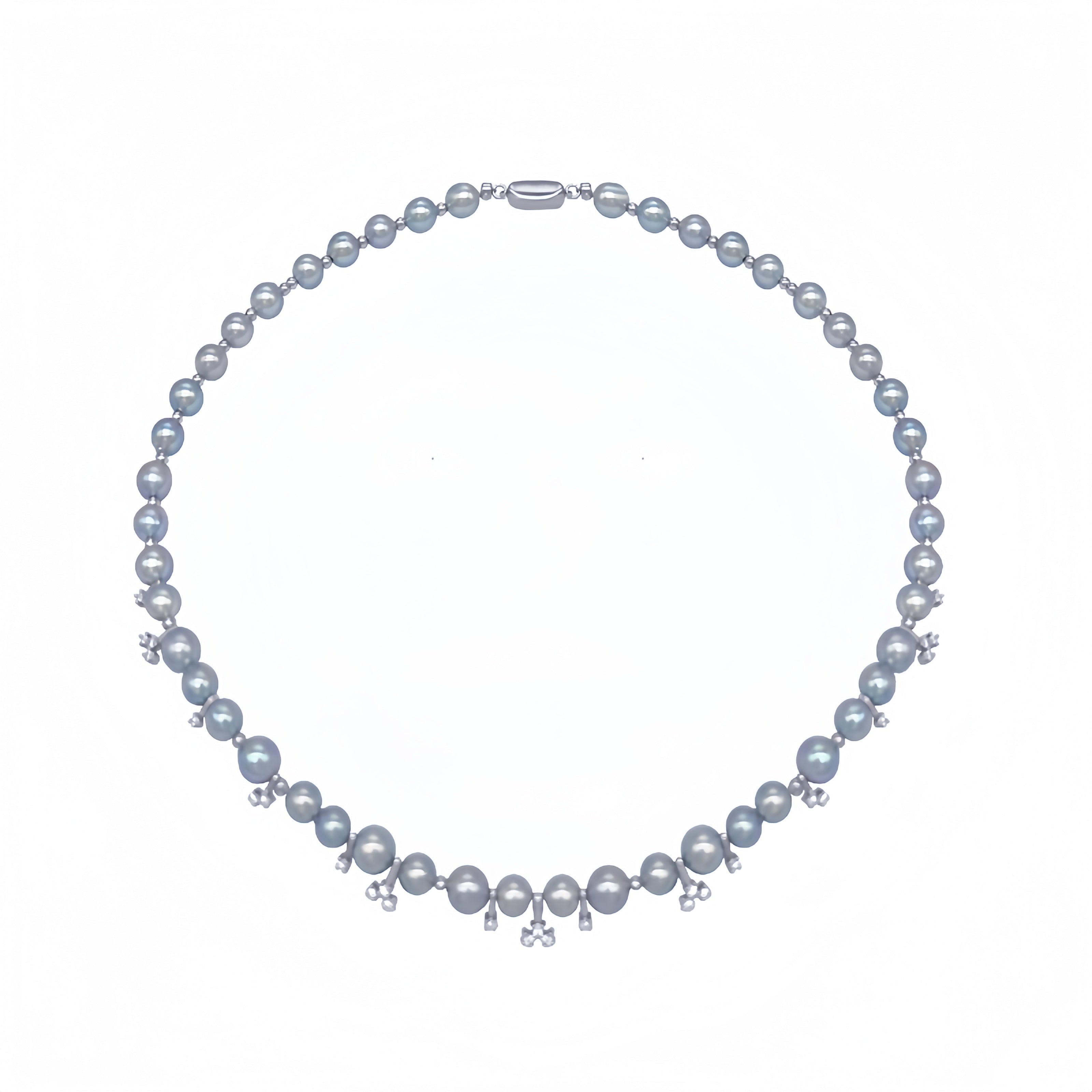 Midnight Star Akoya Pearl Strand Necklace
