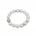 Arctic Silk Pearl Bracelet Silver