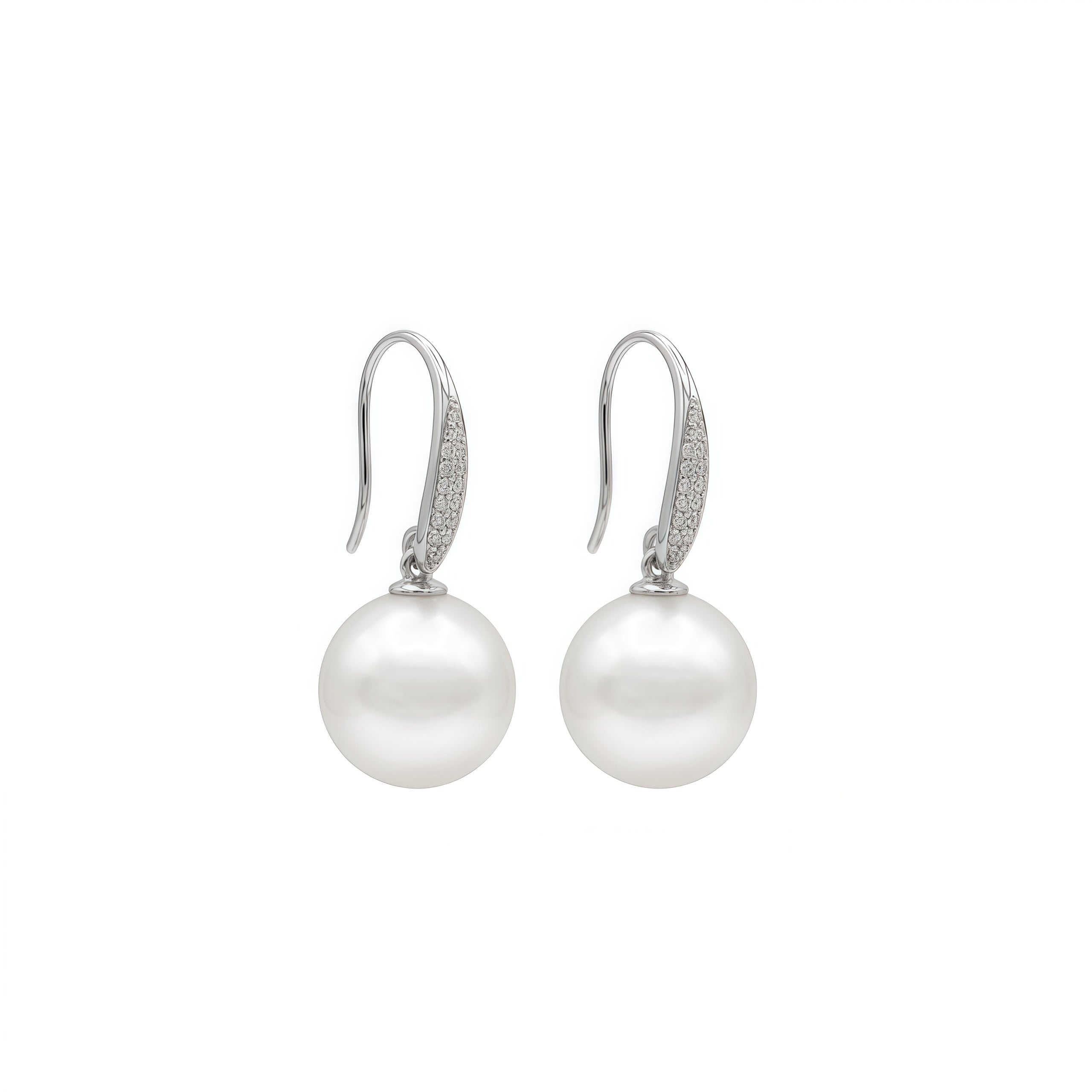 Arctic Silk Drop Earrings