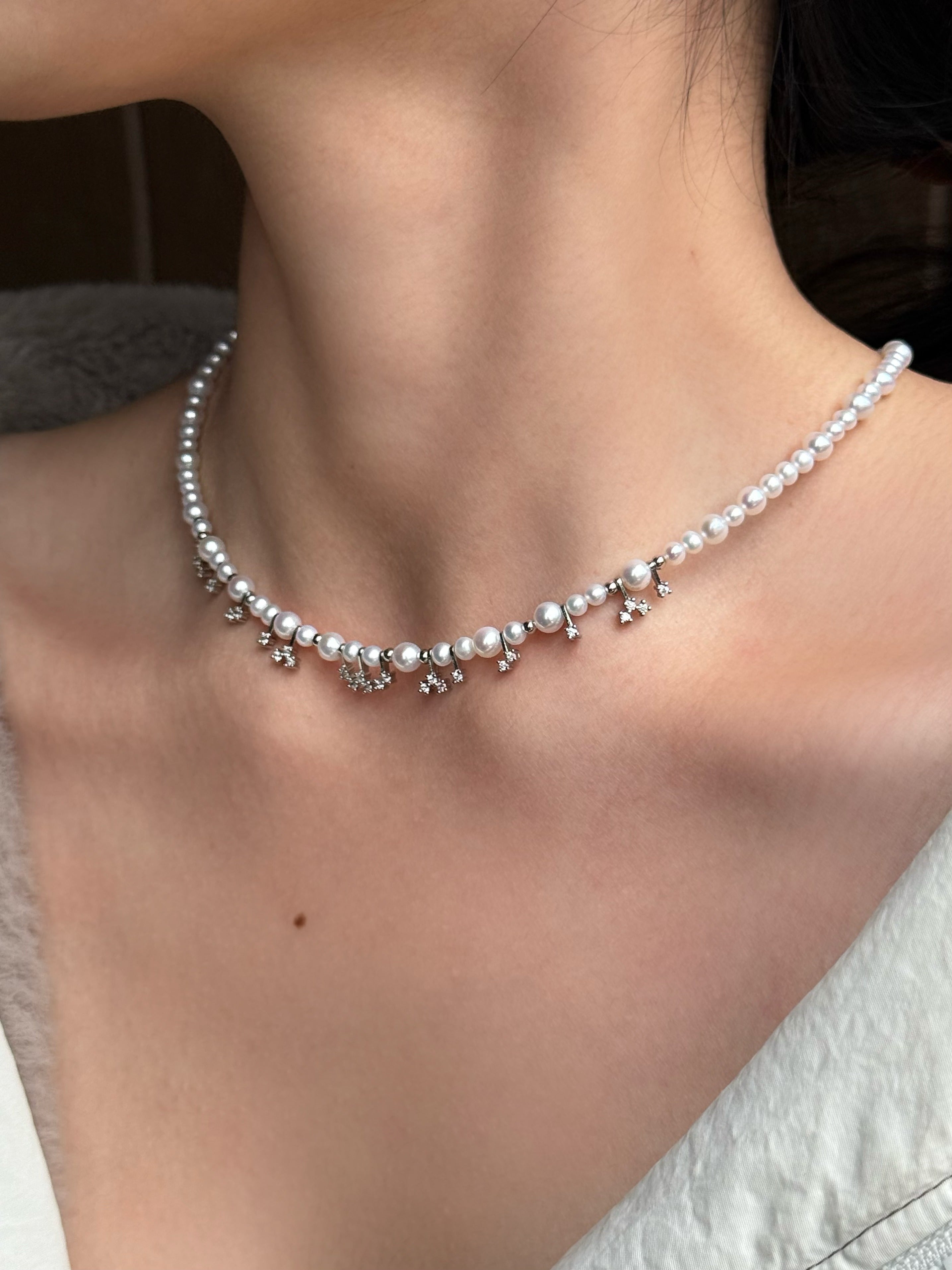 Starlace Petite Pearl Strand Necklace