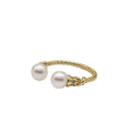 Duetto Lume Pearl 18K Gold Vermeil Ring