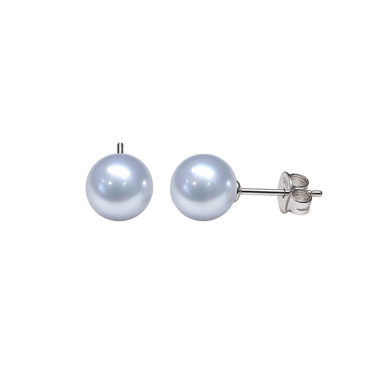 Whispers of the Deep — 8mm Madama Akoya Pearl Studs