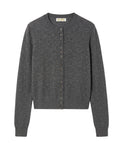 Cashmere Crew Neck Short Cardigan