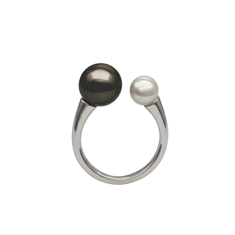 Twilight Embrace Pearl Ring
