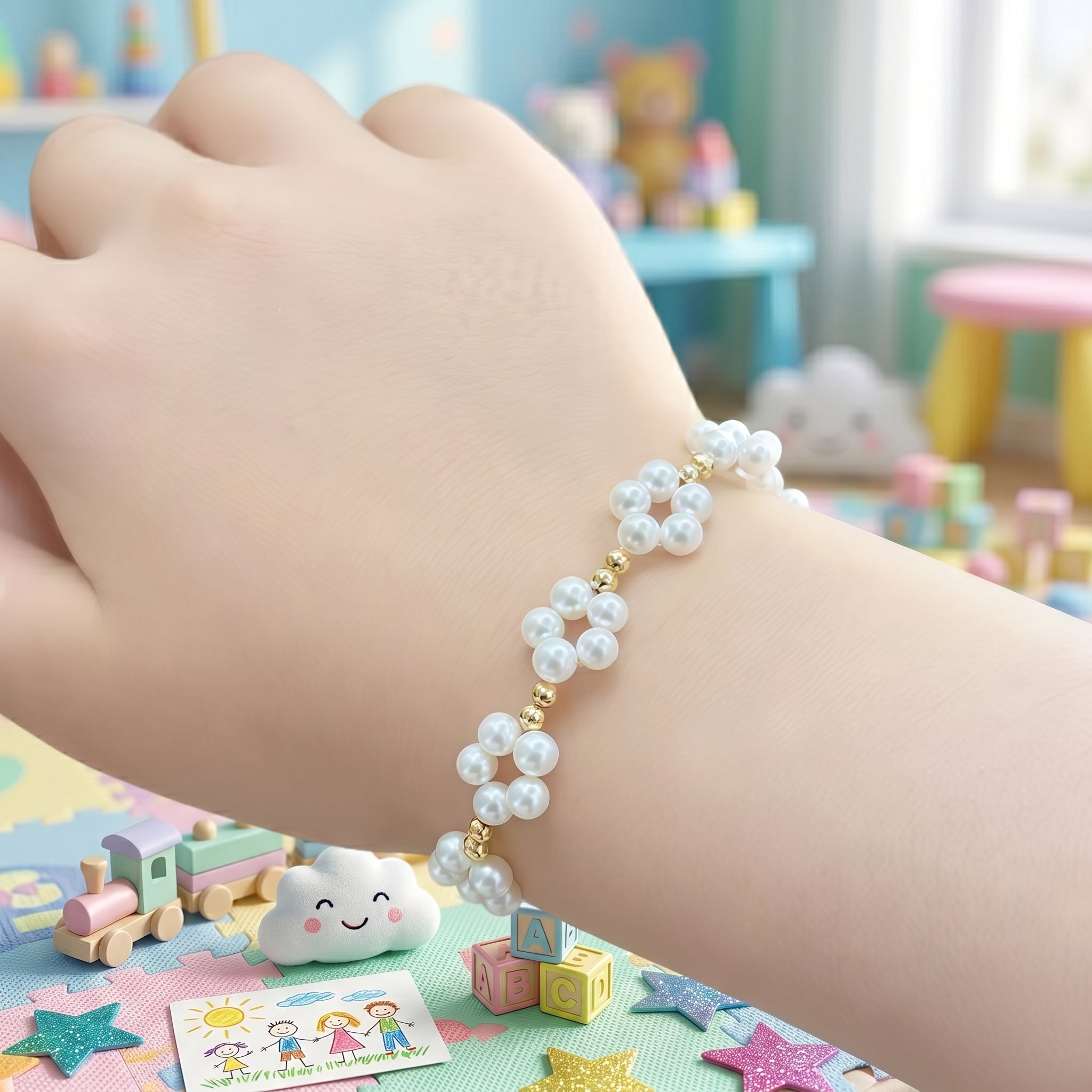 The Flower Bracelet Petite Pearls Kids Bracelet