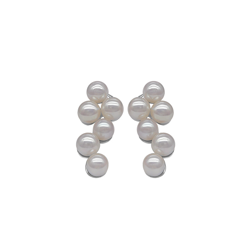 Lumière Grape Pearl Earrings