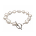 Keshi Freshwater Pearl Bracelet OT Clasp