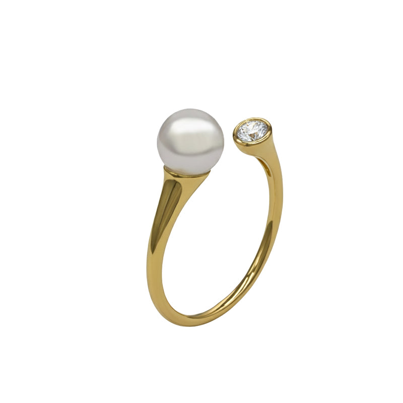 Illume Pearl Ring 18K Gold Vermeil
