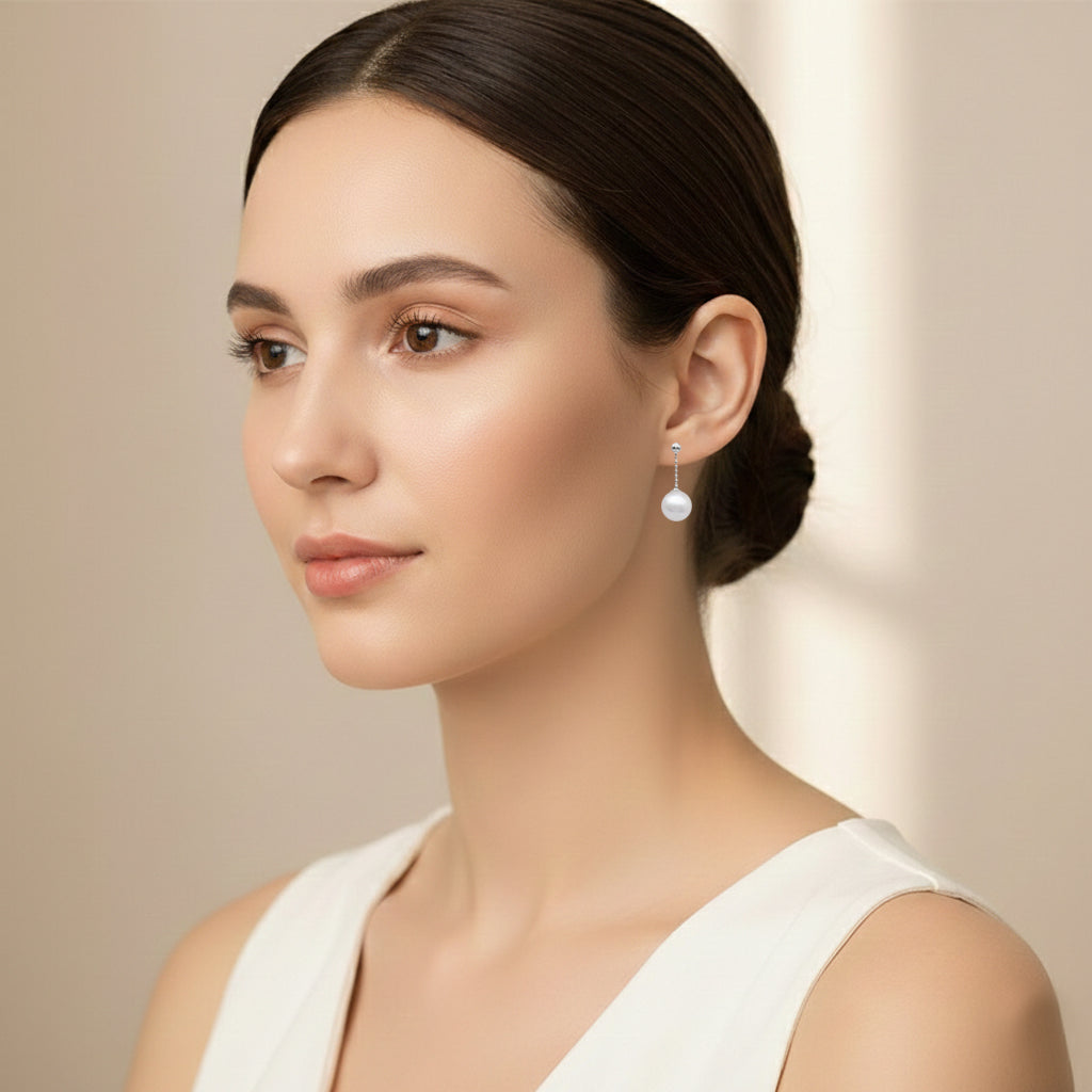 Dew Pearl Drop Earrings