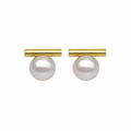 Tear of Dawn Pearl Studs 18K Gold Vermeil