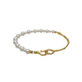 The Tidal Pearl Bangle 18K Gold Vermeil