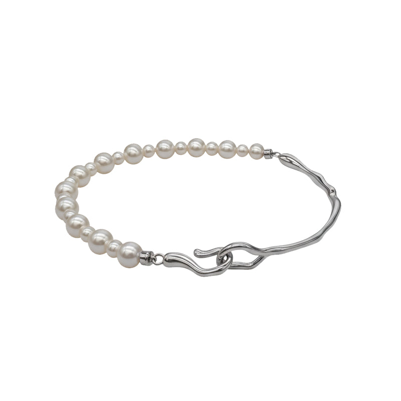 The Tidal Pearl Bangle