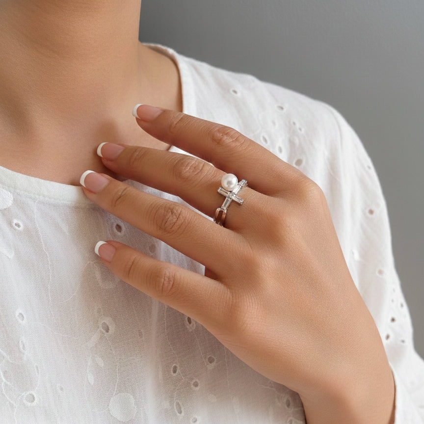 Eternal Grace Pearl Ring